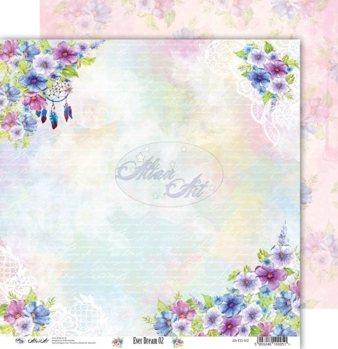 Papier do scrapbookingu Ever Dream 02 - kartka 15x15 - AltairArt