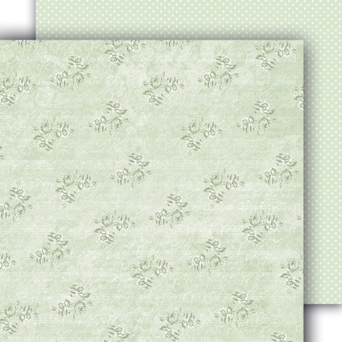 Papier do scrapbookingu Ever and always - Green Peas groszek - 10 arkuszy