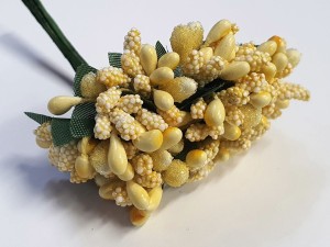 Ryżyk - kaszka ze szklanymi kulkami żółta