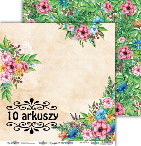 AltairArt - Nightfall 02 Dwustronny papier do scrapbookingu10 arkuszy