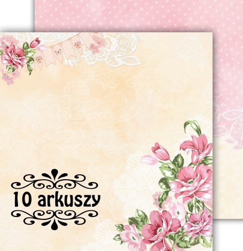 Papier do scrapbookingu Flower Harmony 01, 30x30, AltairArt