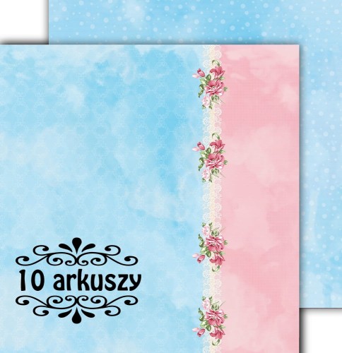 Papier do scrapbookingu Flower Harmony 03, 30x30, AltairArt