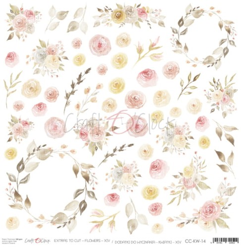 KWIATKI - 14 - ARKUSZ DODATKÓW DO WYCIĘCIA