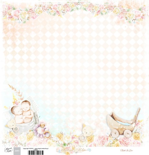 Dziecięcy papier do scrapbookingu