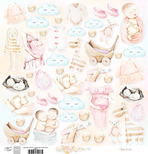 Elementy do wycinania Stworzone z Miłości 15 - Magiczna Kartka