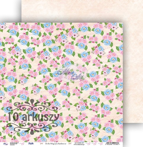 AltairArt - papier do scrapbookingu On the Wings of a Rainbow 07 10 arkuszy