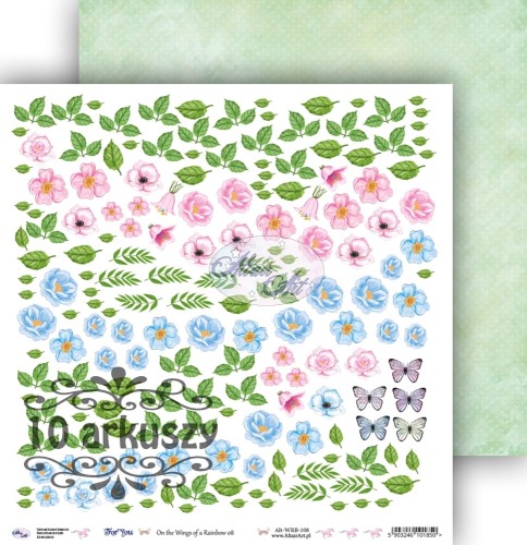 AltairArt - papier do scrapbookingu On the Wings of a Rainbow 08 dodatki do wycinania