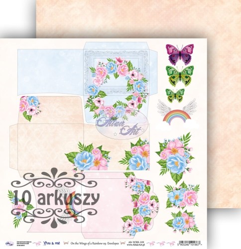 AltairArt - papier do scrapbookingu On the Wings of a Rainbow 09 koperty