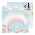 ZoJu - BLOCZEK PAPIERÓW DO SCRAPBOOKINGU UNICORN FAIRY TALES 6/6"