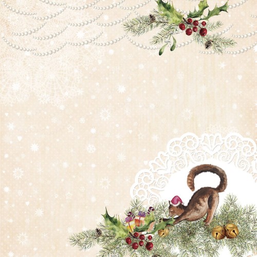 AltairArt - Festive Cats - papier 15x15