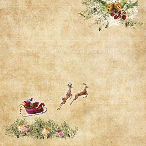 AltairArt - Festive Bells  04 papier 15x15 cm 10 arkuszy