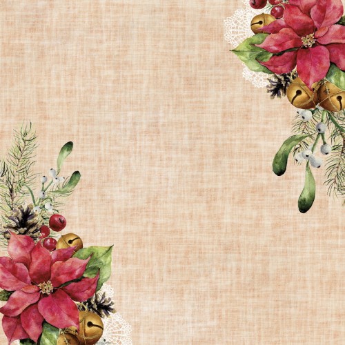 AltairArt - Festive Bells 06 papier 15x15 cm 10 arkuszy