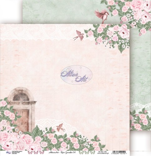 Papier do scrapbookingu - Rose Garden 06 - 30x30 - AltairArt