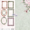 Papier do scrapbookingu z ramkami Rose Garden 13 - 15x30 - AltairArt