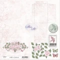 Papier do scrapbookingu z kopertką Rose Garden CVR 15x30 - AltairArt