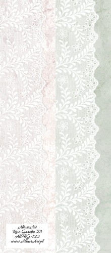 Pasek do scrapbookingu pasek 5x15 Rose Garden 23 - AltairArt