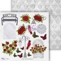 Papier do scrapbookingu Red Roses for My Darling