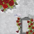 Papier do scrapbookingu Red Roses for My Darling 101