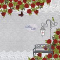 Papier do scrapbookingu Red Roses for My Darling