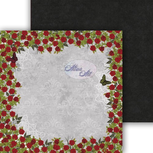 Papier do scrapbookingu Red Roses for My Darling