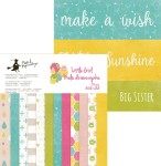 Piątek 13 - Bloczek papierów do scrapbookingu Mała dziewczynka, 6x6"