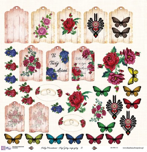 Papier z tagami Holy Mountains 11