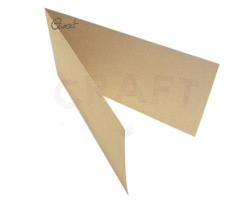 Baza kartki DL pozioma 9,9x21cm eko kraft