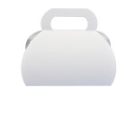 Pudełko torebka na upominek białe