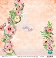 Dwustronny papier do scrapbookingu Spring Blossoms 06- 15x15 cm 10 szt.