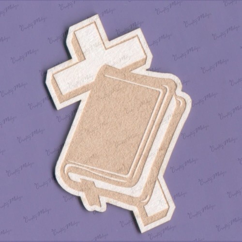 Komunia Święta 1209 - tekturka - Crafty Moly