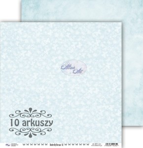 Papier do scrapbookingu 30x30 - Butterfly Dream  02 - AltairArt - 10 arkuszy