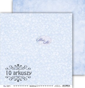 Papier do scrapbookingu 30x30 - Butterfly Dream  03 - AltairArt  - 10 arkuszy