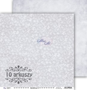 Papier do scrapbookingu 30x30 - Butterfly Dream  06 - AltairArt  - 10 arkuszy