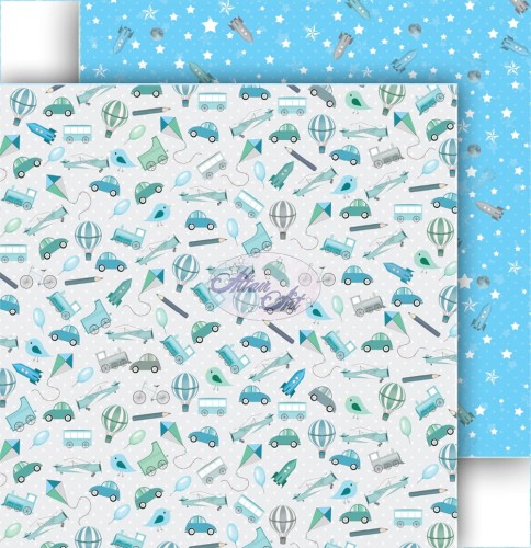 2 the Moon and back 05 - kartka 15x15 - AltairArt