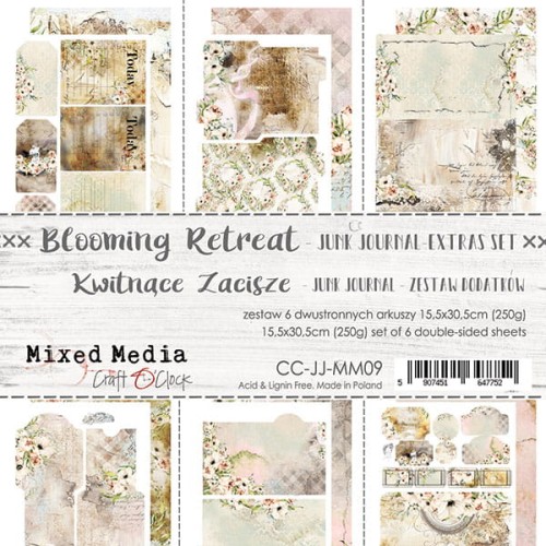 BLOOMING RETREAT - JUNK JOURNAL SET - ZESTAW DODATKÓW