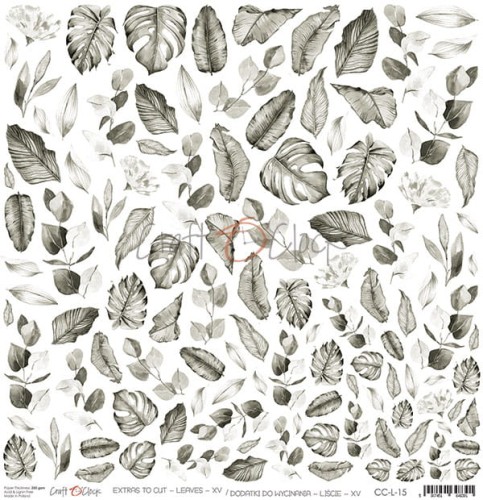 LIŚCIE - 15 - ARKUSZ DODATKÓW DO WYCIĘCIA