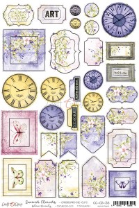 SUMMER FLOWERS - CARDBOARD DIE-CUTS