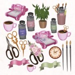 AltairArt - Scrap Girl 05 papier 15x15 cm