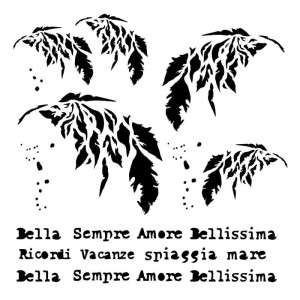 13arts - Maska-Stencil Sempre, BELLA