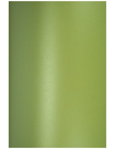 Papier ozdobny metalizowany Majestic 250g Satin Lime A4