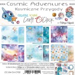 CRAFT O'CLOCK - Cosmic Adventures - zestaw 24 papierów 15,25X15,25CM