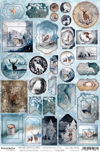 SNOWY WINTERLAND - CARDBOARD DIE-CUTS