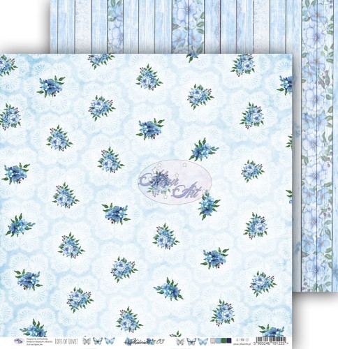 Papier do scrapbookingu Midwinter 03 15x15 cm - 10 arkuszy - AltairArt