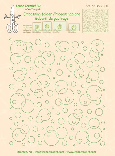 Folder do embossingu Leane Creatief Background - kołka