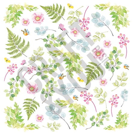 Papier jednostronny, elementy do wycinania Craft&You Design 12x12 WOODLAND STORY 07 (CP-WS07)