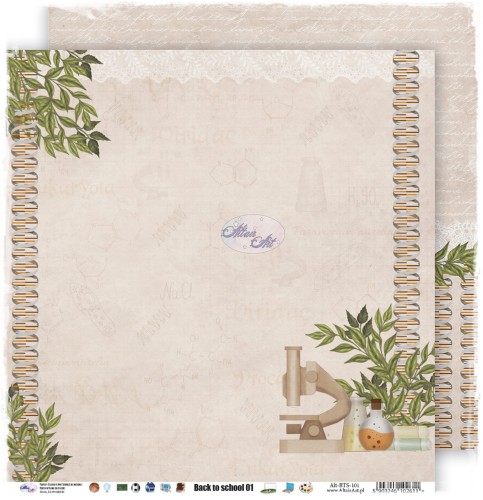 AltairArt - Papier 30x30 Back to school
