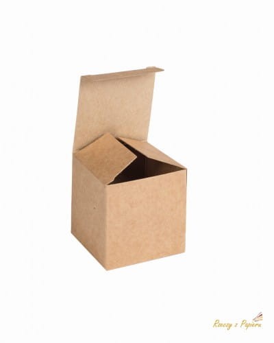 PUDEŁKO NA UPOMINKI KOSTKA - KRAFT 5X5X5