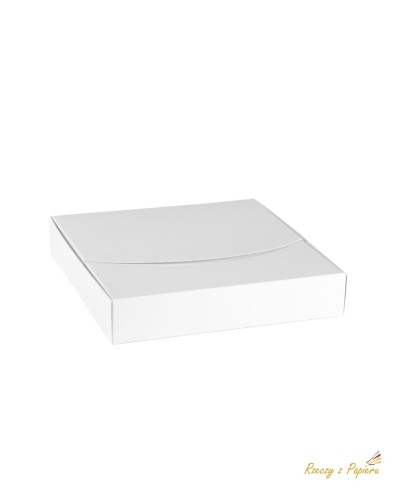 PUDEŁKO JEDNOCZĘŚCIOWE, KWADRATOWE - BIAŁE