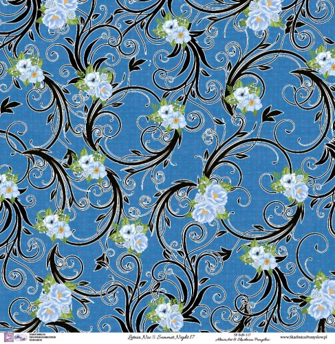 Letnia noc 17 - kartka 30x30 - Skarbnica Pomyslow