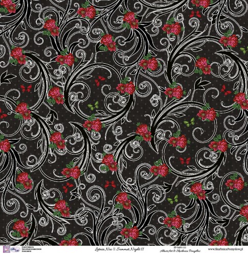 Letnia noc 11 - kartka 30x30 - Skarbnica Pomyslow